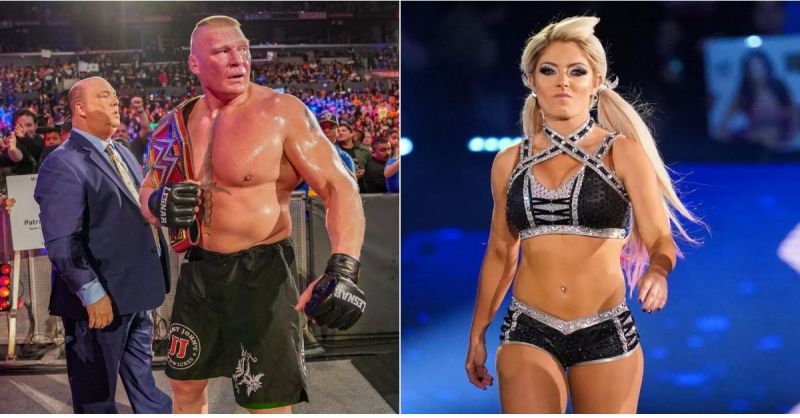 Brock Lesnar and Alexa Bliss