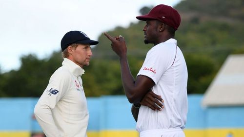 Joe Root and Jason Holder