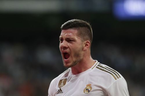 Real Madrid striker Luka Jovic