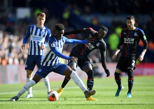 Brighton & Hove Albion in a Premier League match