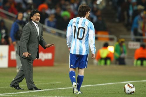 Lionel Messi has his own Hand of God goal, drawing comparisons with compatriot Diego Maradona.