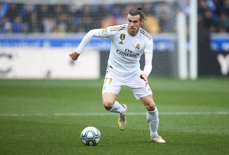 Bale in action for Real Madrid