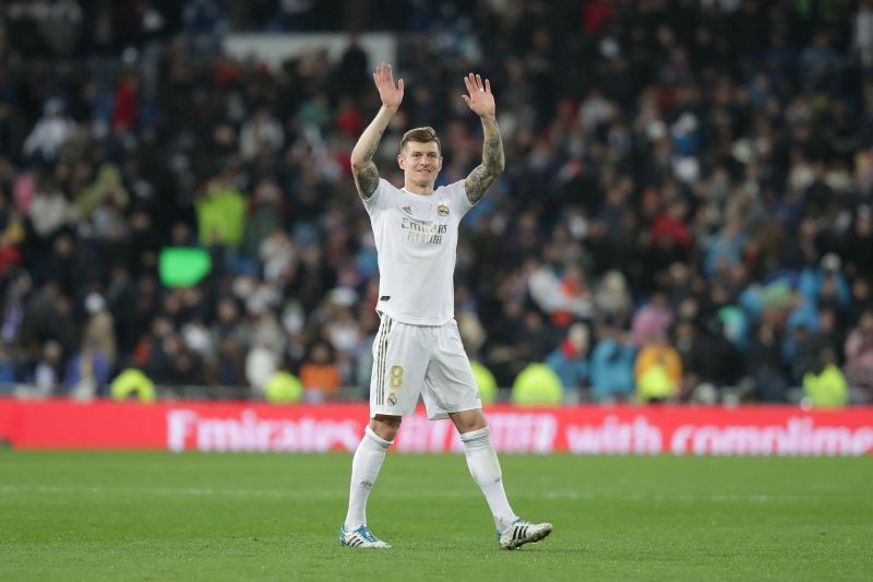 Toni Kroos during a La Liga game between Real Madrid CF v FC Barcelona