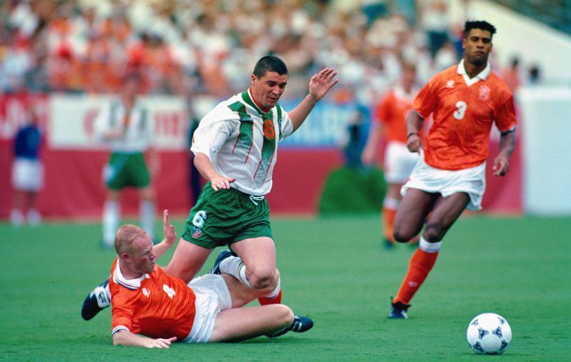 Roy Keane and Ronald Koeman