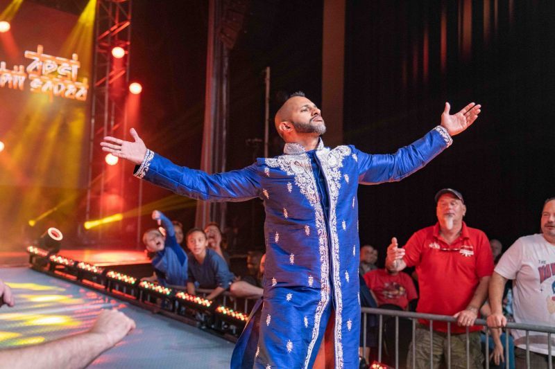 IMPACT Wrestling&#039;s Rohit Raju / Photo courtesy of IMPACT Wrestling