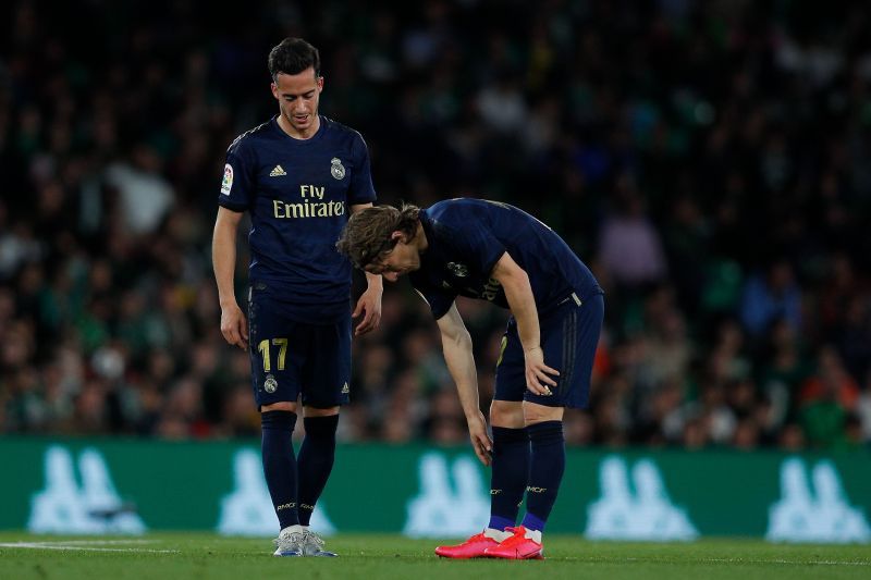 Madrid players dejected after another missed opportunity