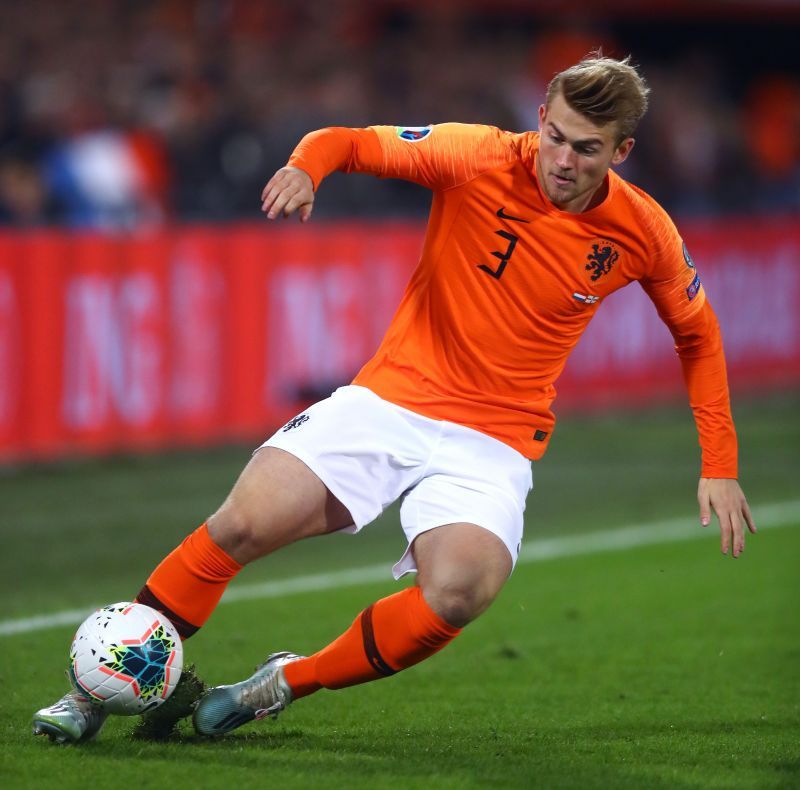 Matthijs de Ligt during a UEFA Euro 2020 Qualifier against Northern Ireland