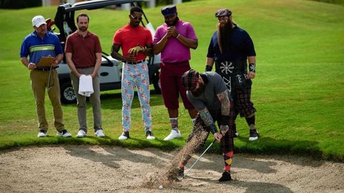 Well, we finally know who should be thanked for Montez Ford's fancy golf pants from last night's mini-golf game.