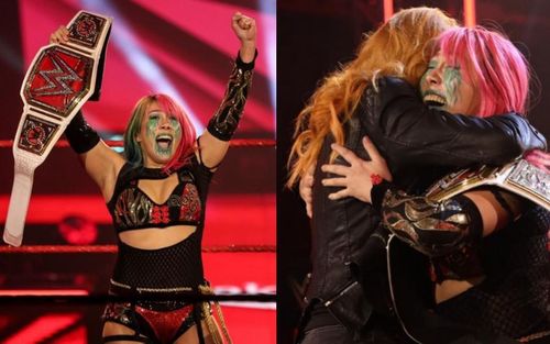 Asuka won the RAW Women's Championship for the first time in WWE career