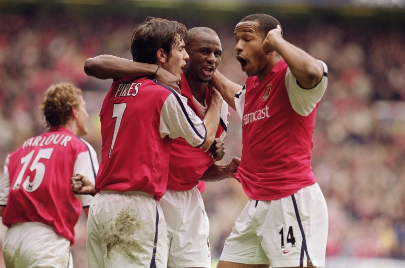 Patrick Vieira, Robert Pires, Thierry Henry- The iconic French trio of Arsenal