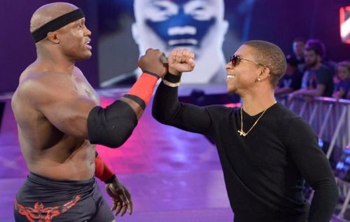 Lio Rush made his RAW debut as Lashley's hype man in September 2018 (Image: WWE)