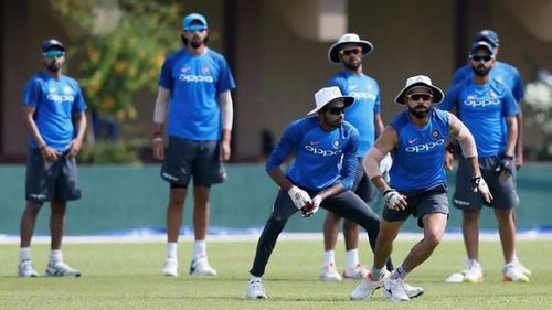 Will the Indian cricket team players come together for a training session anytime soon?