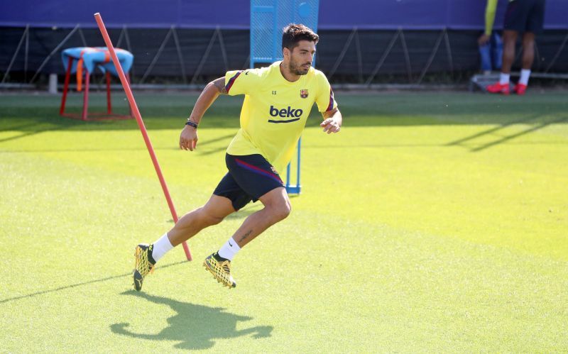 Luis Suárez returned to training with the Barcelona first-team