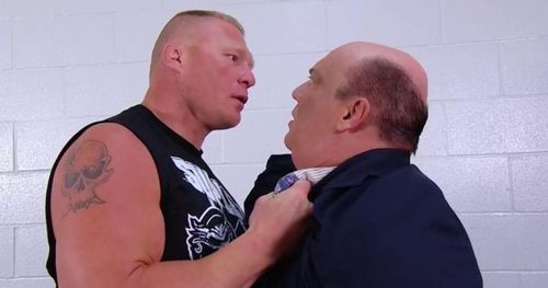 Brock Lesnar and Paul Heyman.