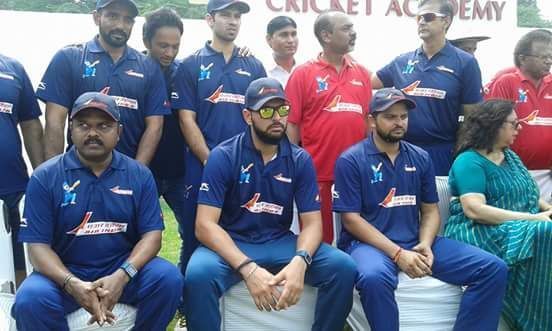 Suresh Raina and Yuvraj Singh during an exhibition match