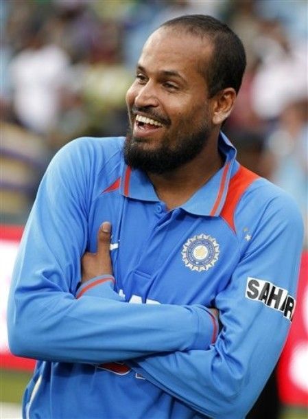 Yusuf Pathan celebrating India's win