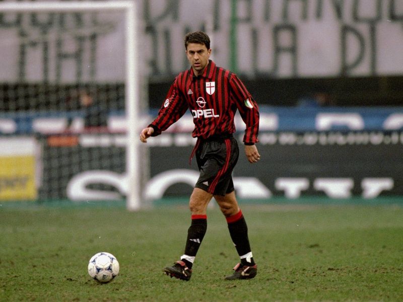 Alessandro Costacurta of AC Milan