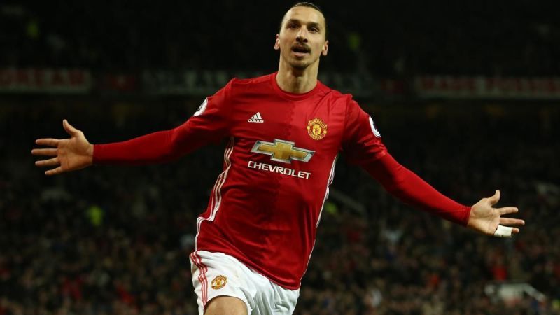 Zlatan Ibrahimovic announces himself at Old Trafford.