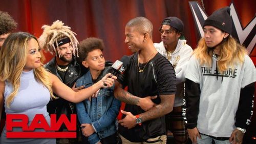 Lio Rush on Monday Night RAW