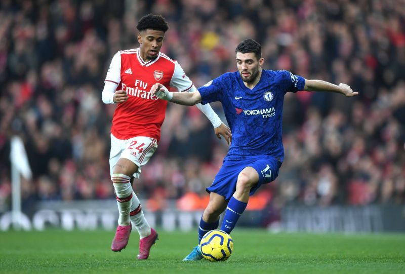 Mateo Kovacic during a Premier League game between Arsenal FC v Chelsea FC