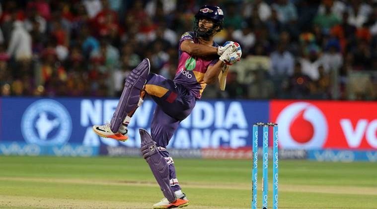 Rahul Tripathi made his IPL debut for RPS in 2017