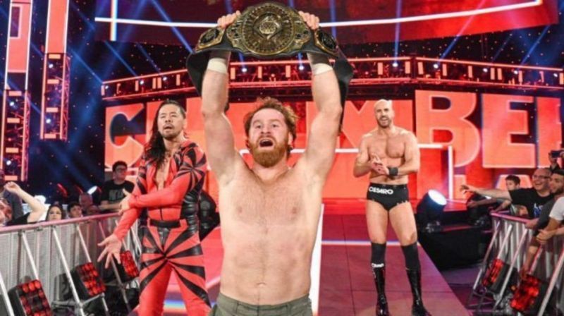 Sami Zayn is no longer the WWE Intercontinental Champion.