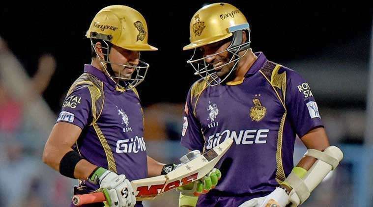 Gautam Gambhir and Robin Uthappa helped KKR to an easy victory in IPL 2017