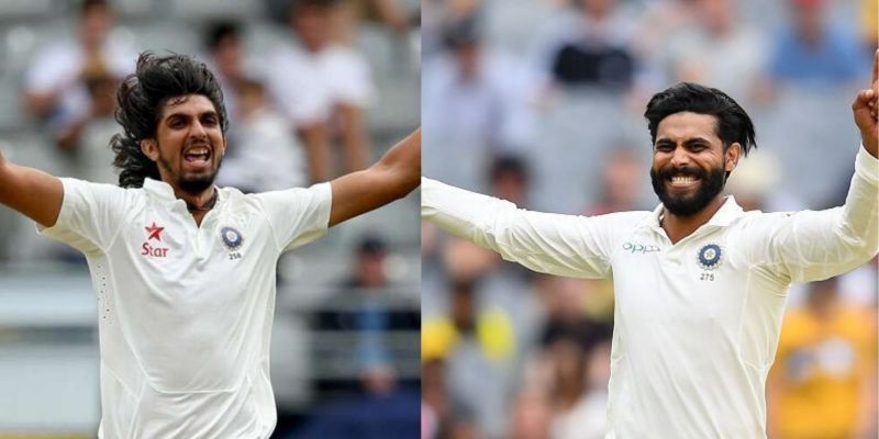 Ishant Sharma (left) and Ravindra Jadeja have played crucial roles in epic Indian cricket team's victories