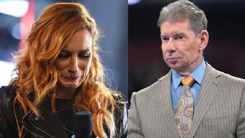 Becky Lynch and Vince McMahon