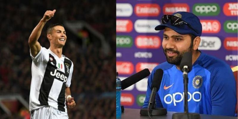 Rohit Sharma praised Cristiano Ronaldo for his superhuman efforts