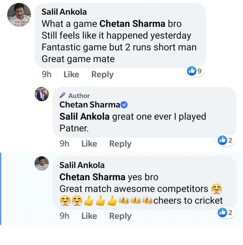 Salil Ankola was a part of Bombay's playing XI