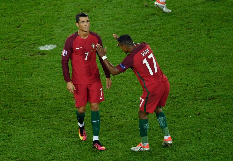 Cristiano Ronaldo and Nani won Euro 2016 together