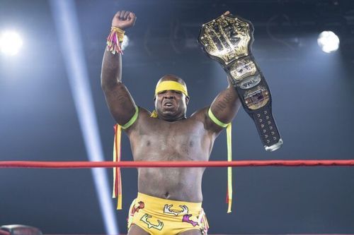 Moose is the self-proclaimed TNA World Heavyweight Champion