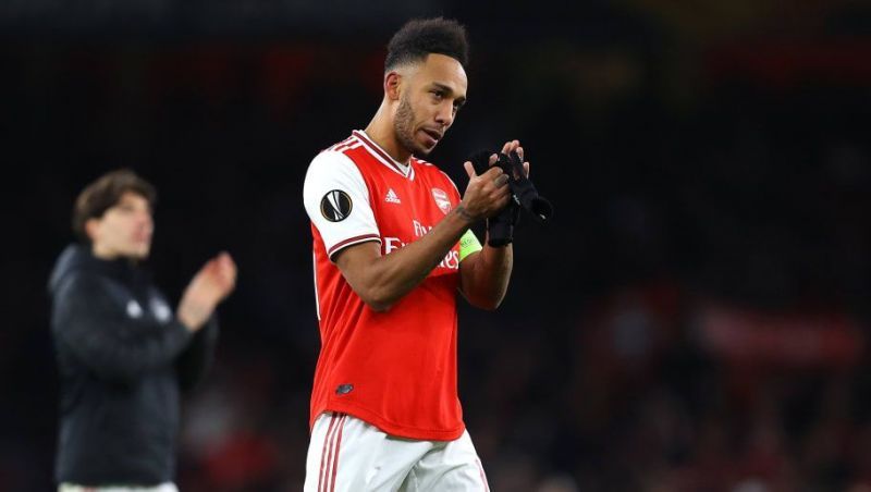 Pierre-Emerick Aubameyang has carried the weight of the entire Arsenal squad on his shoulders