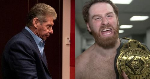 Vince McMahon and Sami Zayn.