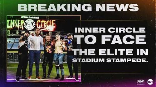 The Inner Circle will take on The Elite in a 'Stadium Stampede' Match