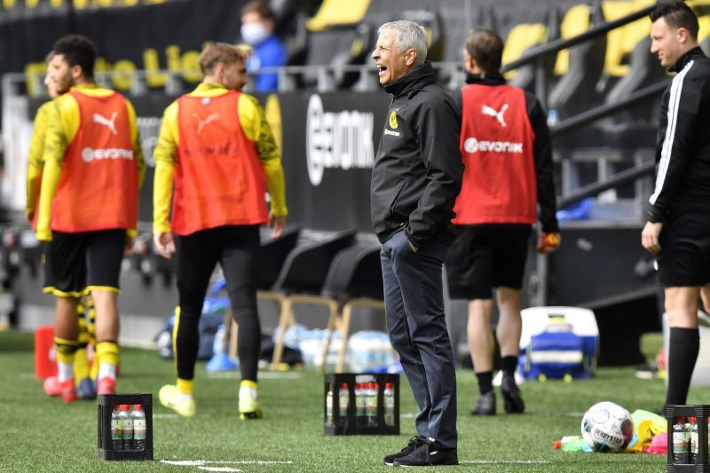 Borussia Dortmund manager Lucien Favre will have some big decisions to make on Tuesday 