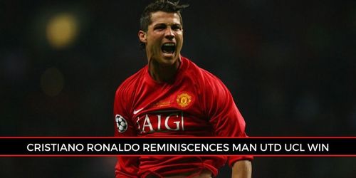 Cristiano Ronaldo won his first UCL title with Manchester United in 2008