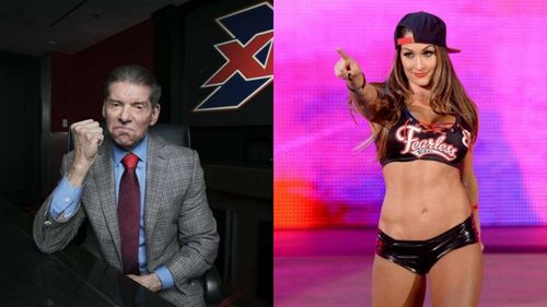 Vince McMahon and Nikki Bella