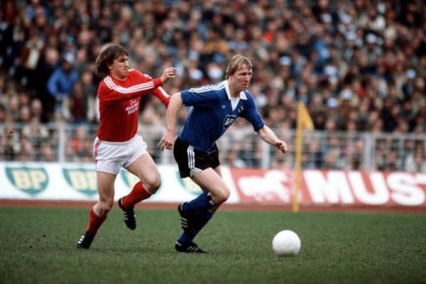 Horst Hrubesch scored 27 goals for Hamburg in 1981-82 - the season that saw them plunder 50 goals in their first 17 games