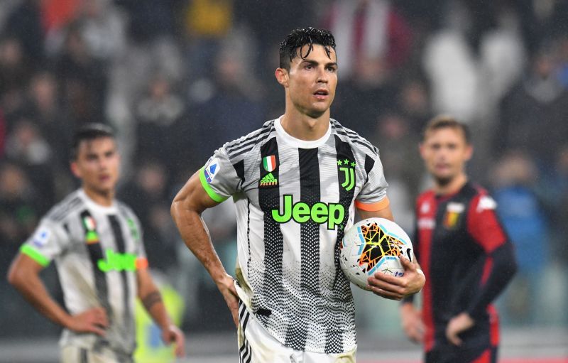 Cristiano Ronaldo in action for Juventus Hellas Verona v UC Sampdoria - Serie A