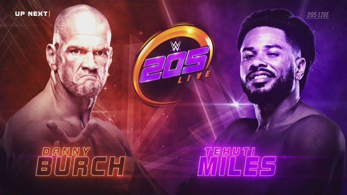 Tehuti Miles looked for his first win on 205 Live