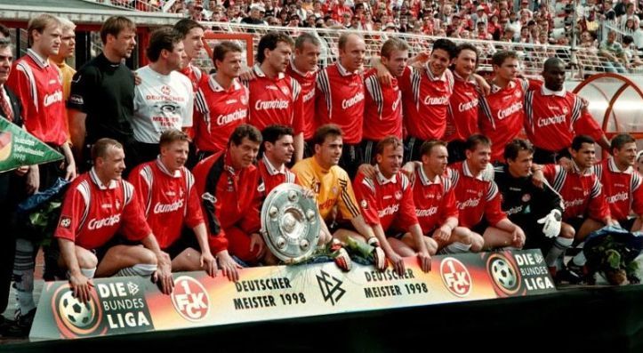 Kaiserslautern won the Bundesliga in 1997-98 after being promoted in the previous season