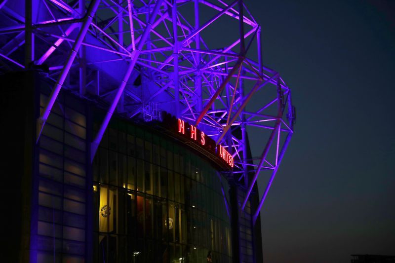 COVID-19 Lockdown: Old Trafford remains in the dark. 