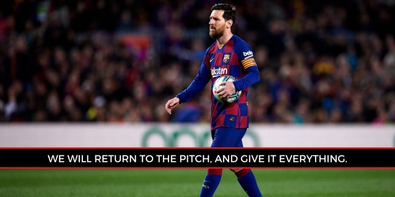 Messi has featured in a recent advert, ahead of next month&#039;s LaLiga resumption (Picture: Sportskeeda)