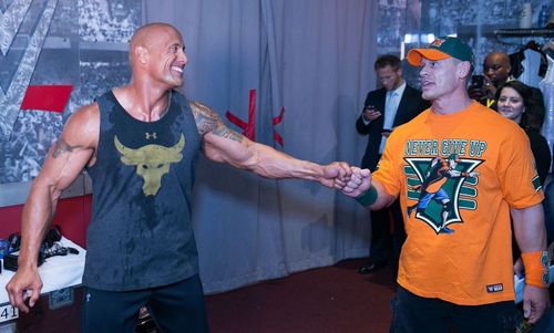 The Rock and John Cena