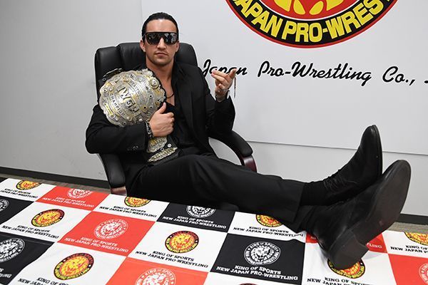 Jay White as the IWGP Heavyweight Champion