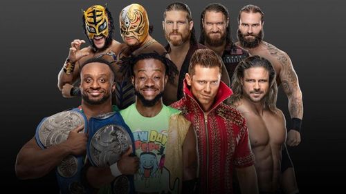 The New Day vs. The Forgotten Sons. vs. Lucha House Party vs. The Miz & John Morrison