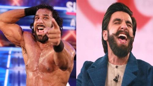 Jinder Mahal and Ranveer Singh