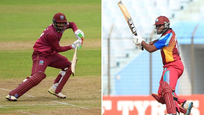 Sunil Ambris (L) has played for the WI senior team